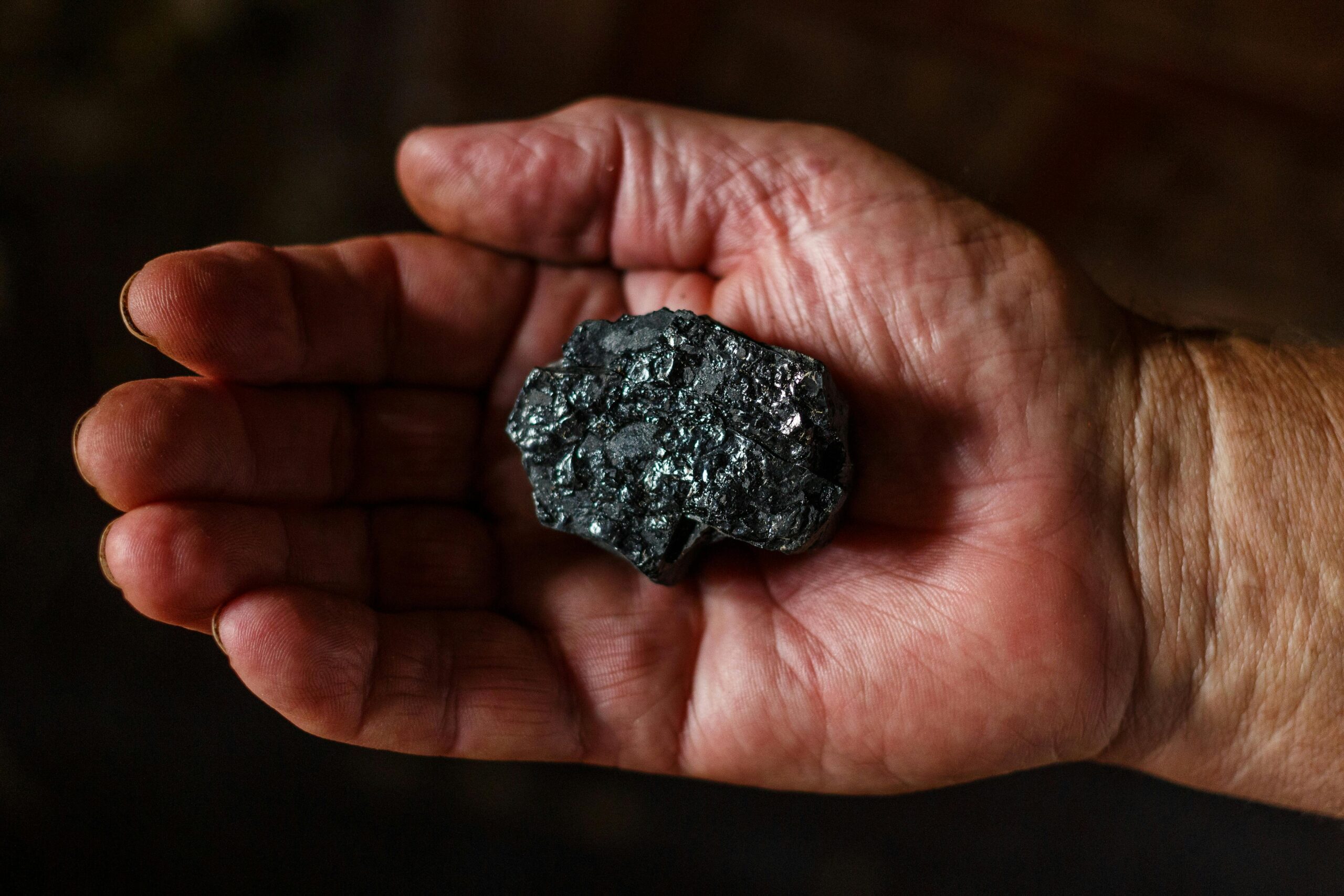 Hand of coal